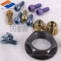 Titanium screw for racing